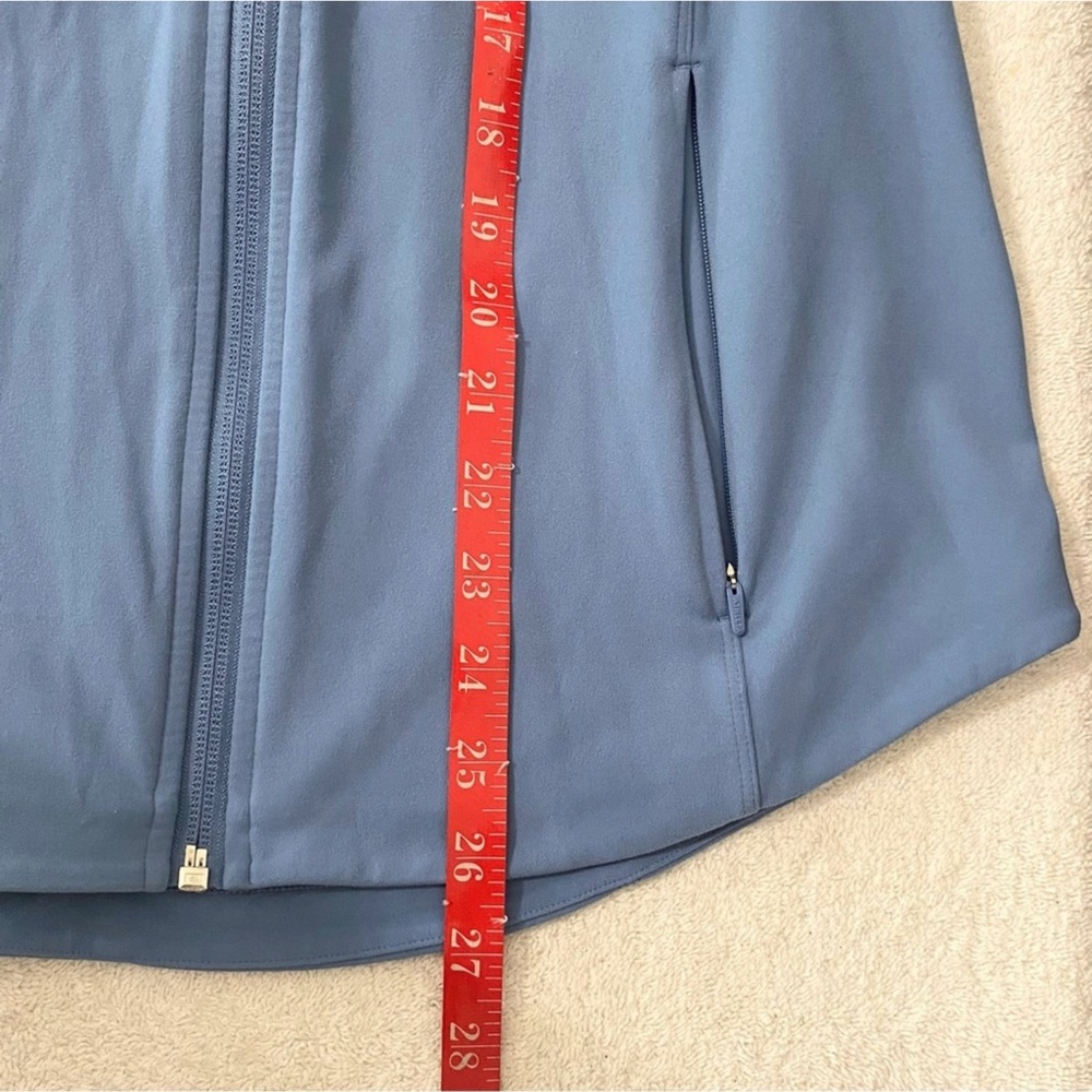 Athleta EUC Woman’s Salutation Cottage Blue Jacket Size Large - Picture 11 of 15